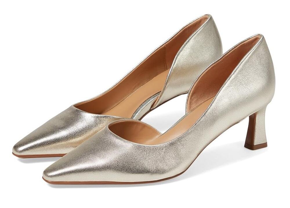 Naturalizer Womens Dalary Pumps Size 12 M EU 43 Champagne Gold Leather NIB